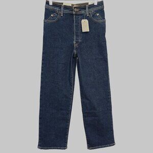 NWT Levi's Ribcage Straight Ankle Jeans 27 High Rise Button Fly
